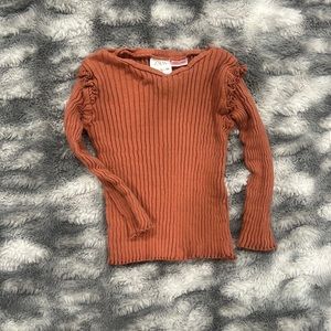 Zara kids dress shirt, Burnt Orange